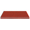 Vidaxl luifeldoek 350x250 cm canvas oranje en bruin
