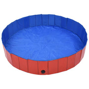 Vidaxl hondenzwembad inklapbaar 160x30 cm pvc rood - afbeelding 3