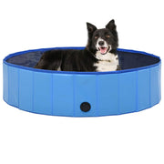 Vidaxl hondenzwembad inklapbaar 120x30 cm pvc blauw - afbeelding 1