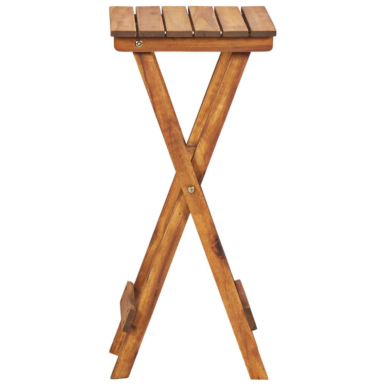VidaXL Plantenstandaard 30x30x67 cm massief acaciahout