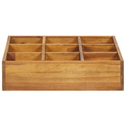 Vidaxl kruidenplantenbak verhoogd 60x60x15 cm massief acaciahout - afbeelding 3