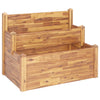 Vidaxl plantenbak 2-laags 110x75x84 cm massief acaciahout
