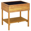 Vidaxl plantenbak verhoogd 78,5x58,5x78,5 cm massief acaciahout