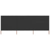 Vidaxl windscherm 3-panelen 400x80 cm stof antraciet