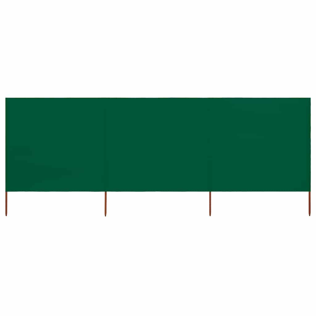 Vidaxl windscherm 3-panelen 400x160 cm stof groen