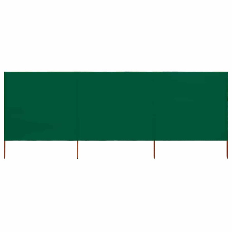 Vidaxl windscherm 3-panelen 400x160 cm stof groen