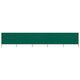 Vidaxl windscherm 5-panelen 600x120 cm stof groen
