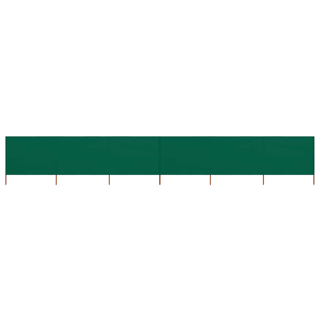 Vidaxl windscherm 6-panelen 800x120 cm stof groen