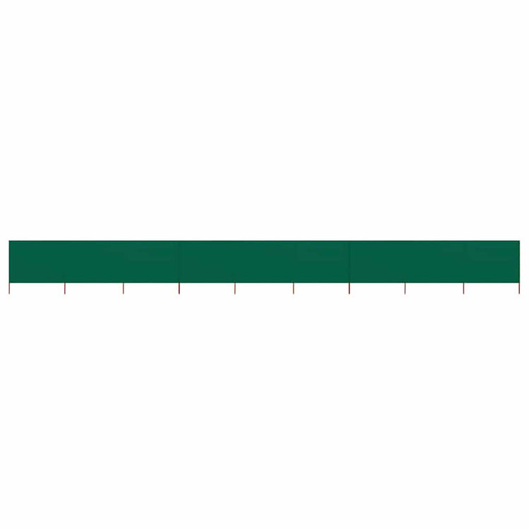 Vidaxl windscherm 9-panelen 1200x160 cm stof groen