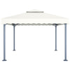 Vidaxl prieel 400x300 cm aluminium crème