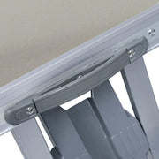 Vidaxl campingtafel inklapbaar met 4 zitjes staal en aluminium - afbeelding 3