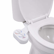 Vidaxl bidetaansluiting voor toiletbril warm koud water enkel mondstuk - afbeelding 1