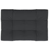 Vidaxl palletkussen 120x80x12 cm stof zwart