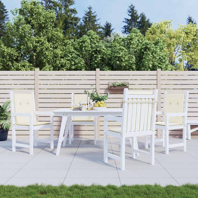Vidaxl tuinstoelkussen lage rug 4 st 100x50x2 cm oxford stof antraciet