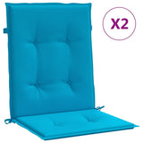Vidaxl tuinstoelkussens lage rug 2 st 100x50x3 cm oxford stof blauw - afbeelding 2