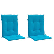 Vidaxl tuinstoelkussens lage rug 2 st 100x50x3 cm oxford stof blauw - afbeelding 3