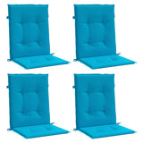 Vidaxl tuinstoelkussens lage rug 4 st 100x50x3 cm oxford stof blauw - afbeelding 3