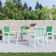 Vidaxl tuinstoelkussens lage rug 4 st 100x50x3 cm oxford stof groen - afbeelding 1