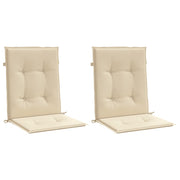Vidaxl tuinstoelkussens lage rug 2 st 100x50x3 cm oxford stof beige - afbeelding 3