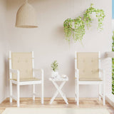 Vidaxl tuinstoelkussens lage rug 2 st 100x50x3 cm oxford stof beige - afbeelding 1