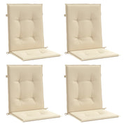 Vidaxl tuinstoelkussens lage rug 4 st 100x50x3 cm oxford stof beige - afbeelding 3
