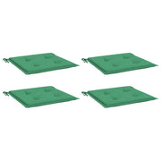 Vidaxl tuinstoelkussens 4 st 40x40x3 cm oxford stof groen - afbeelding 3