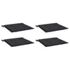 Vidaxl tuinstoelkussens 4 st 40x40x4 cm oxford stof zwart