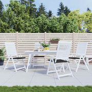 Vidaxl tuinstoelkussens 4 st 40x40x3 cm oxford stof zwart - afbeelding 1