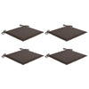 Vidaxl tuinstoelkussens 4 st 40x40x4 cm oxford stof taupe