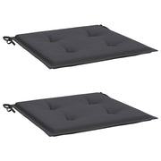 Vidaxl tuinstoelkussens 2 st 50x50x3 cm oxford stof antracietkleurig - afbeelding 3