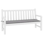 Vidaxl tuinbankkussen 200x50x3 cm oxford stof grijs - afbeelding 3