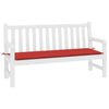 Vidaxl tuinbankkussen 200x50x4 cm oxford stof rood
