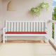 Vidaxl tuinbankkussen 200x50x3 cm oxford stof rood