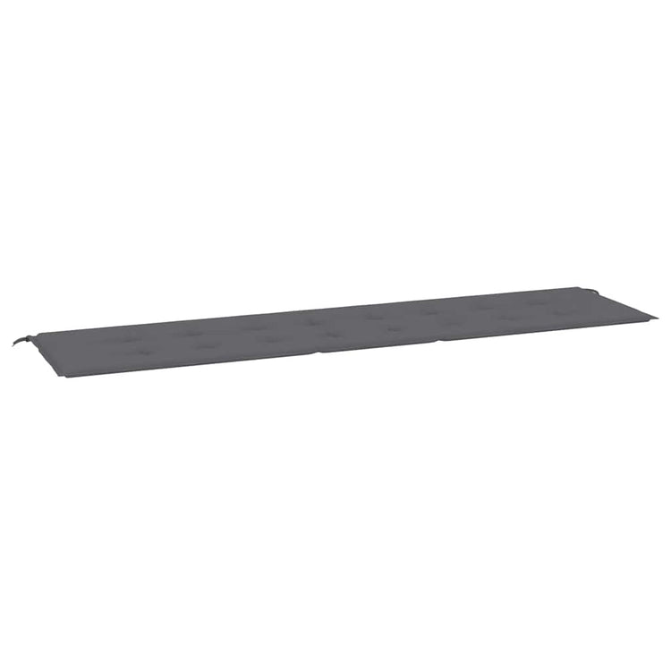 Vidaxl tuinbankkussen 200x50x4 cm oxford stof antracietkleurig
