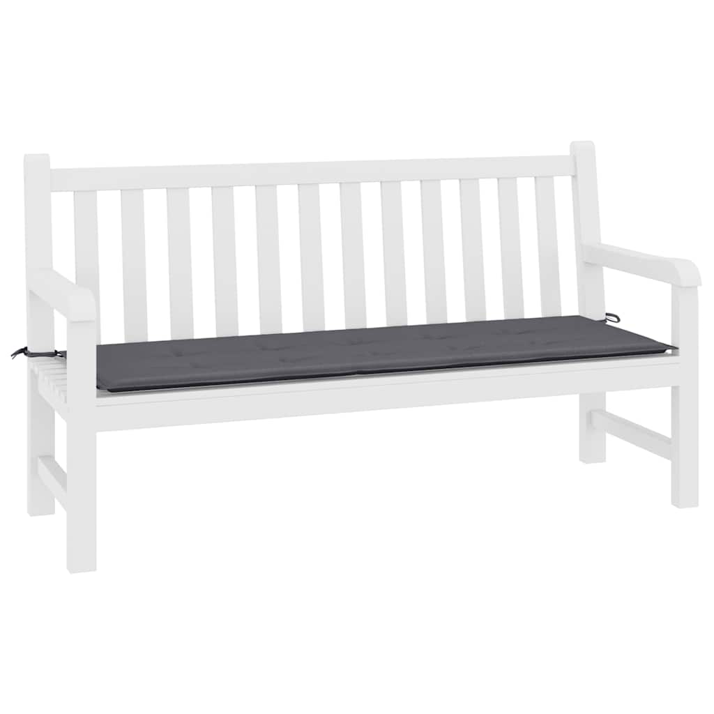 Vidaxl tuinbankkussen 200x50x4 cm oxford stof antracietkleurig