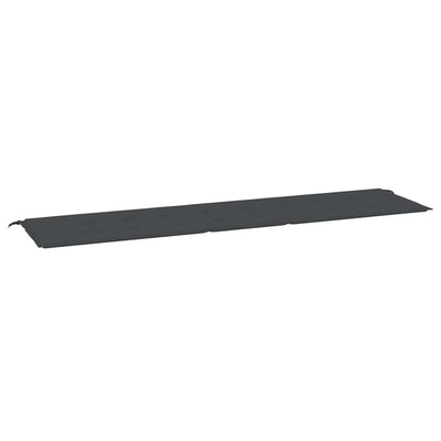 Vidaxl tuinbankkussen 200x50x4 cm oxford stof zwart