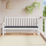 Vidaxl tuinbankkussen 200x50x4 cm oxford stof zwart - afbeelding 1