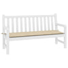 Vidaxl tuinbankkussen 200x50x4 cm oxford stof beige