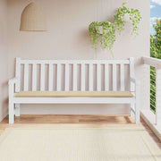 Vidaxl tuinbankkussen 200x50x4 cm oxford stof beige - afbeelding 1