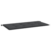 Vidaxl tuinbankkussen 100x50x3 cm oxford stof zwart - afbeelding 2