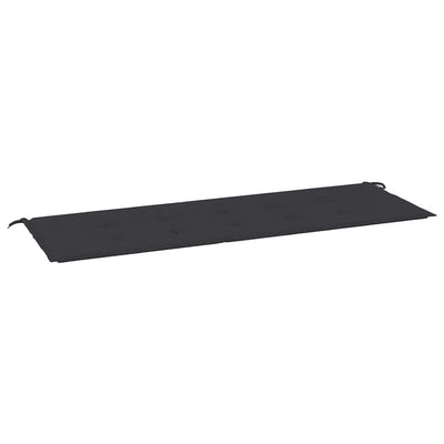 Vidaxl tuinbankkussen 150x50x4 cm oxford stof zwart