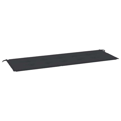Vidaxl tuinbankkussen 150x50x4 cm oxford stof zwart
