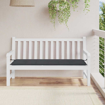 Vidaxl tuinbankkussen 150x50x4 cm oxford stof zwart