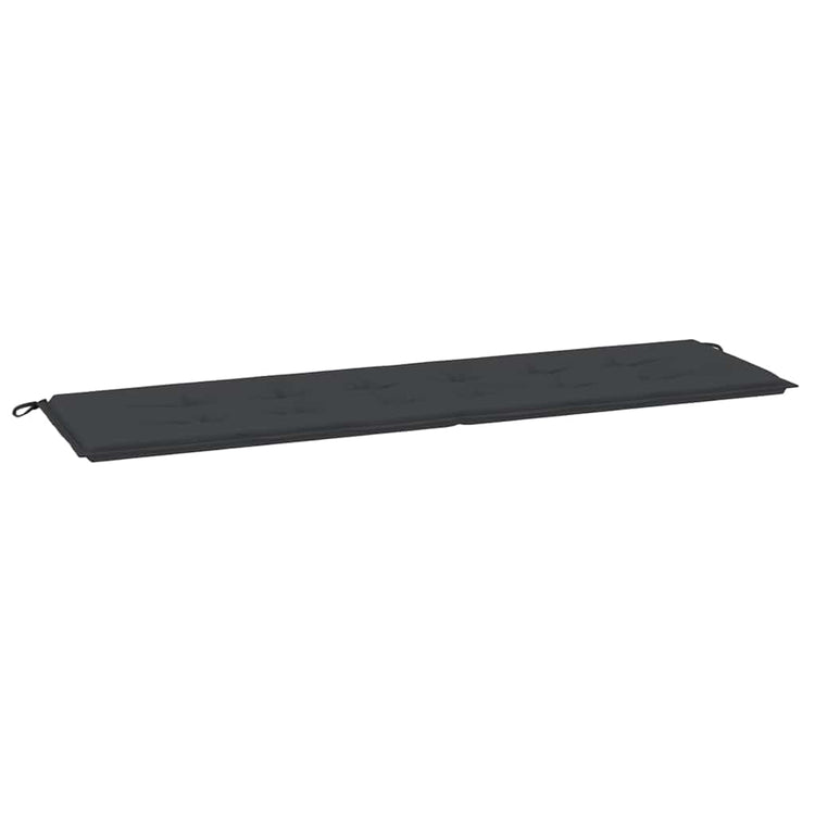 Vidaxl tuinbankkussen 180x50x4 cm oxford stof zwart