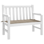 Vidaxl tuinbankkussen 100x50x3 cm oxford stof taupe - afbeelding 3
