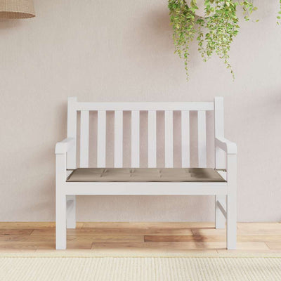 Vidaxl tuinbankkussen 100x50x4 cm oxford stof taupe