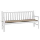 Vidaxl tuinbankkussen 180x50x4 cm oxford stof taupe - afbeelding 3