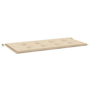 Vidaxl tuinbankkussen 120x50x4 cm oxford stof beige - afbeelding 2