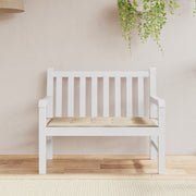 Vidaxl tuinbankkussen 120x50x4 cm oxford stof beige - afbeelding 1