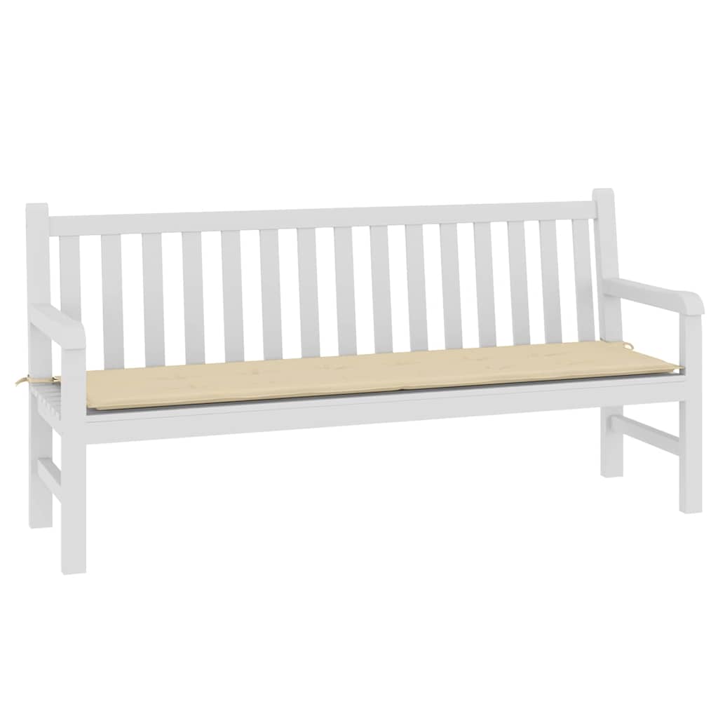 Vidaxl tuinbankkussen 180x50x3 cm oxford stof beige